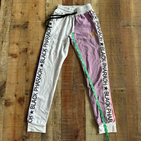 Black Pharaoh Womens Sweat suite set short sleeve top joggers pink purple -S - Picture 6 of 12